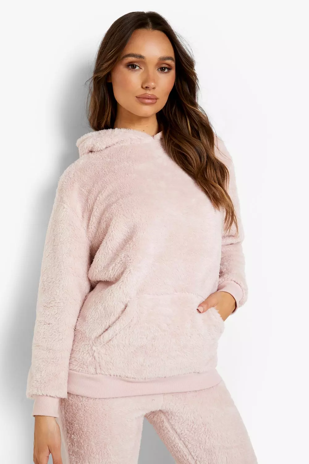 Fleece shop lounge hoodie