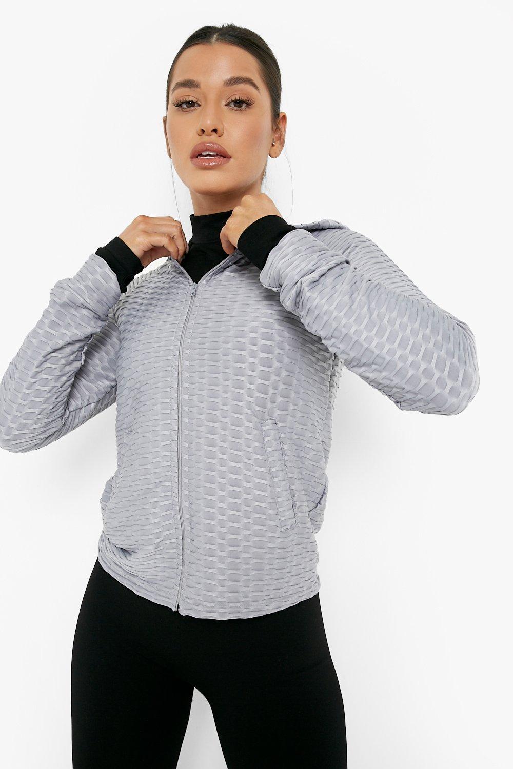 Honeycomb Gym Jacket boohoo IE