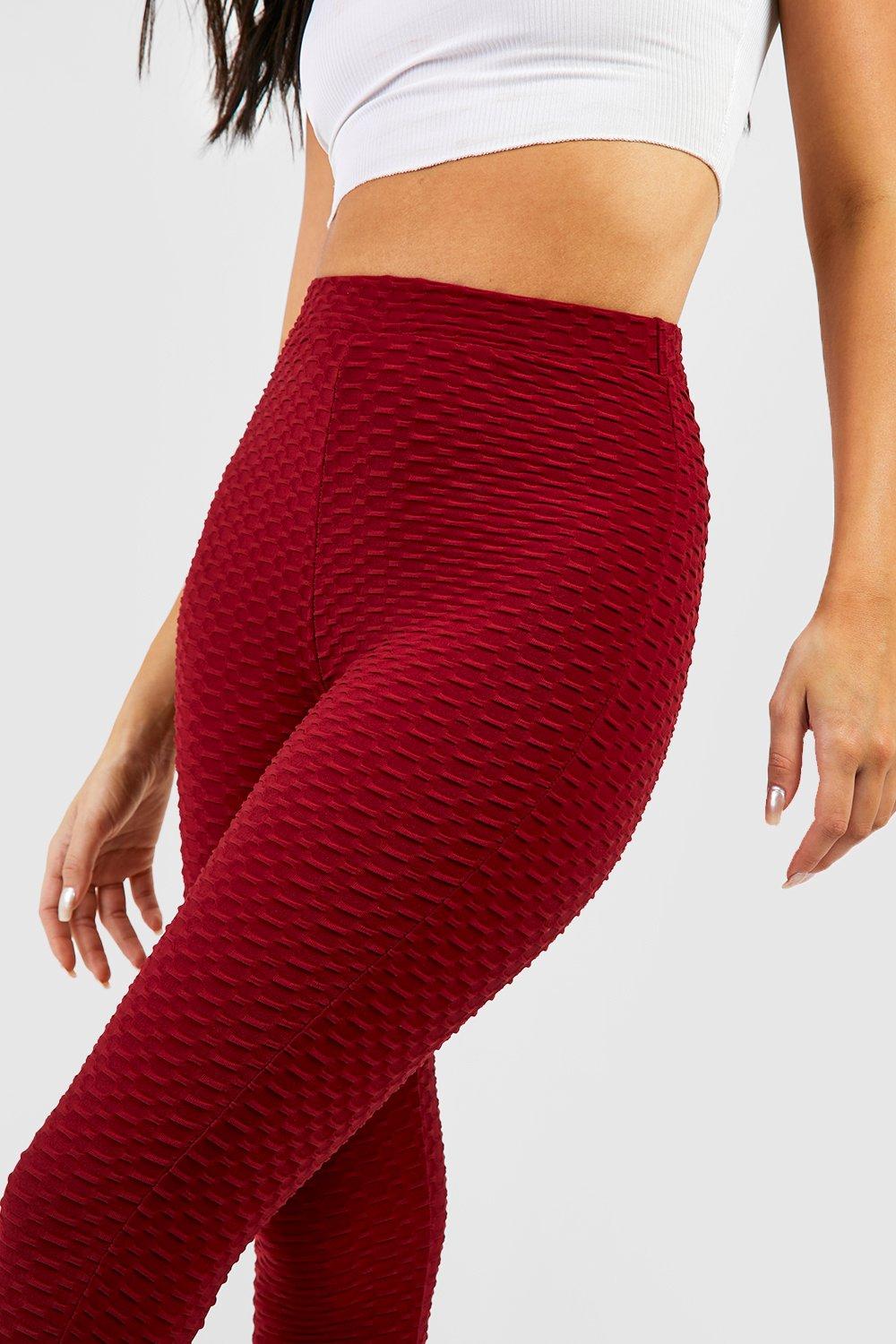 Honeycomb Gym Leggings boohoo