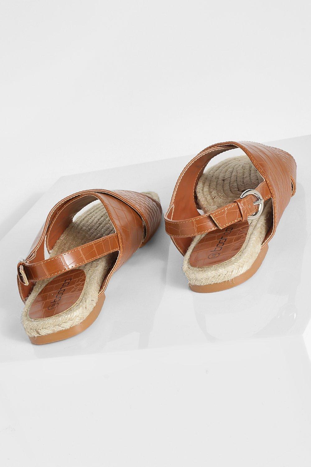 Crossover store espadrille sandals