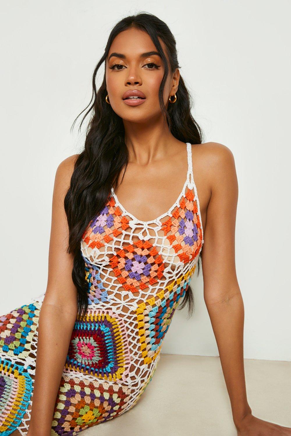 Boohoo 2025 patchwork dress