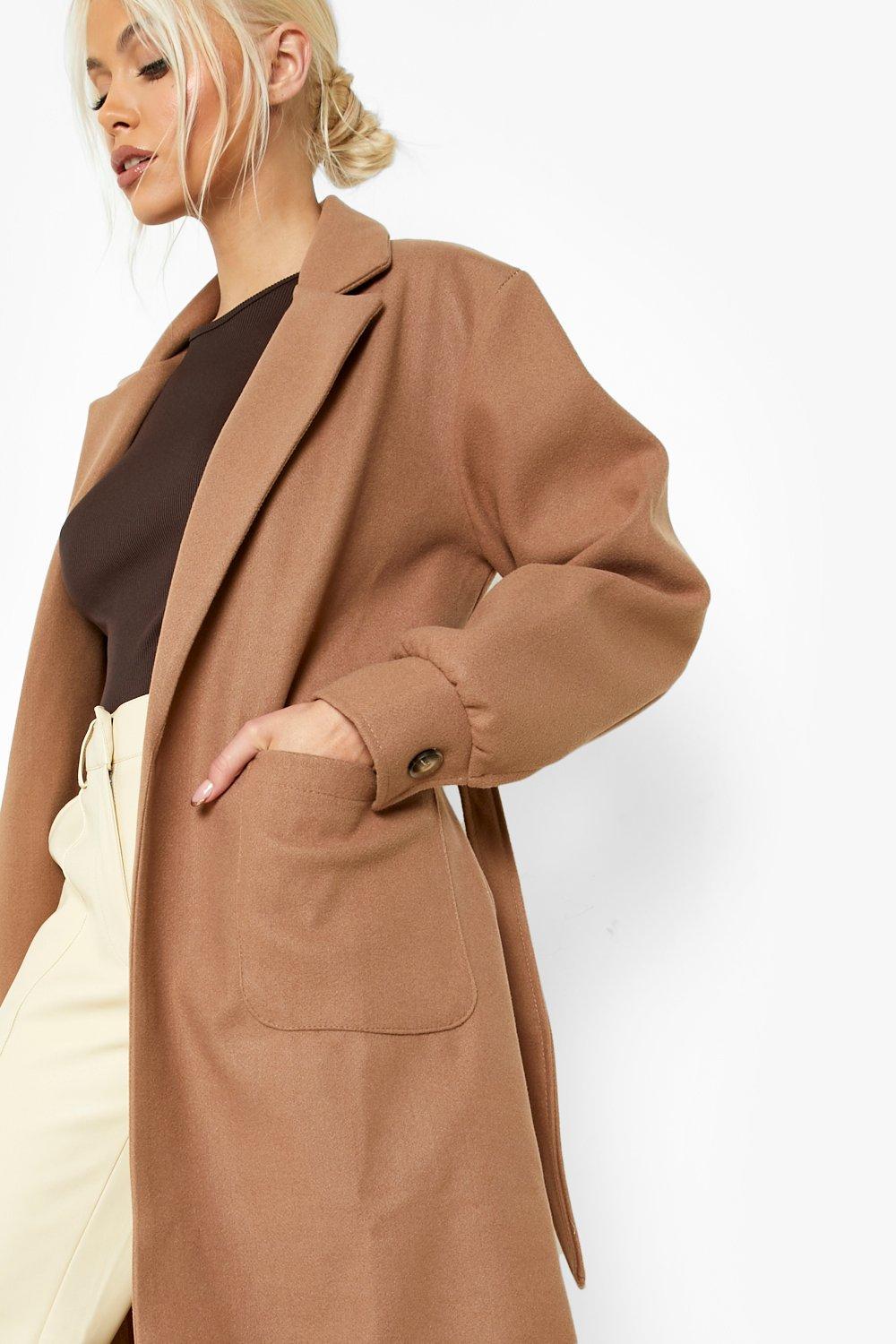 Boohoo 2025 belted coat