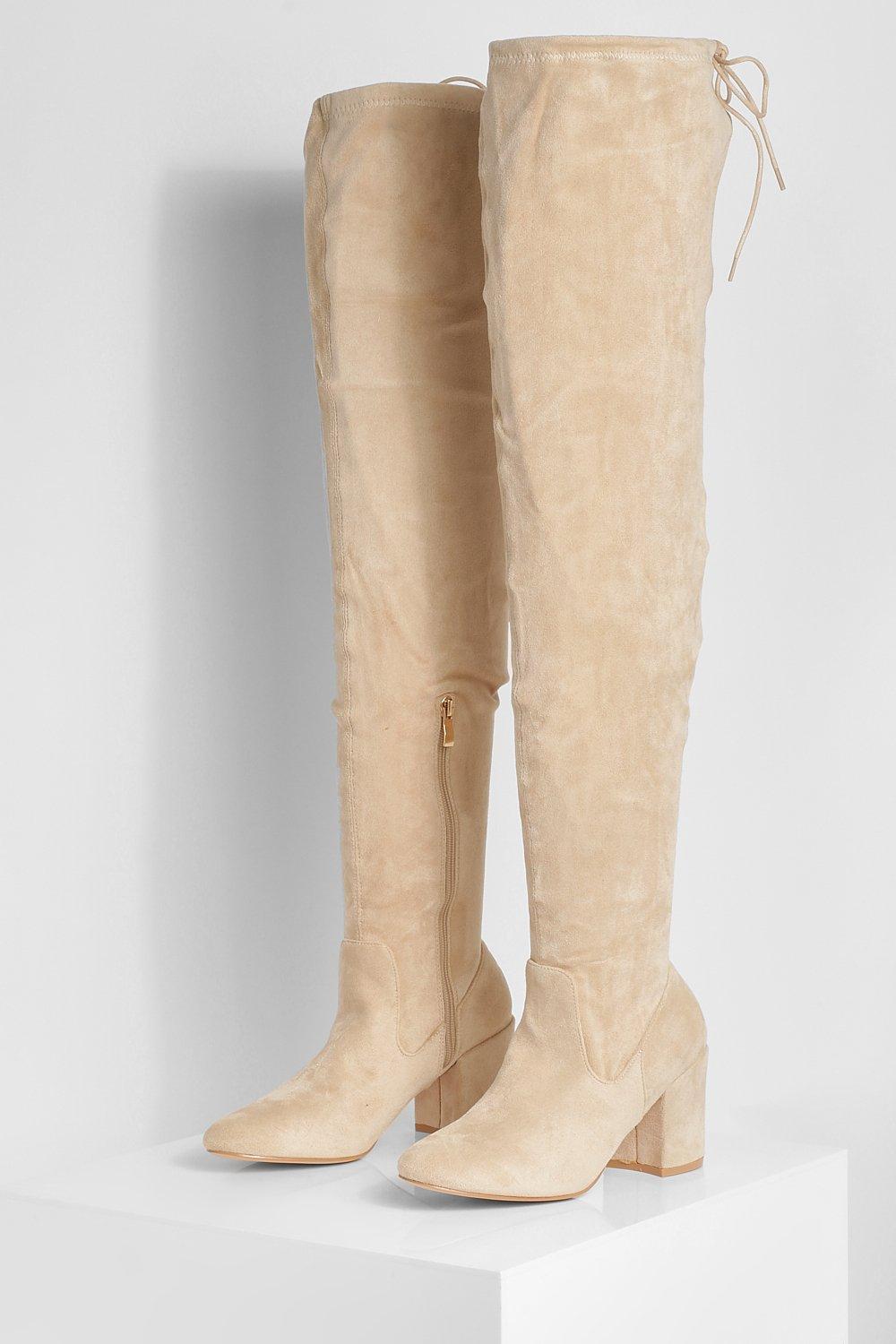 Boohoo thigh cheap high boots