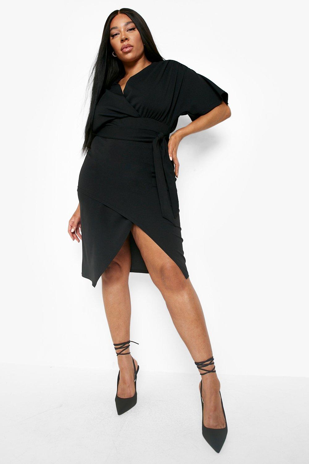 Kimono midi dress plus size shop