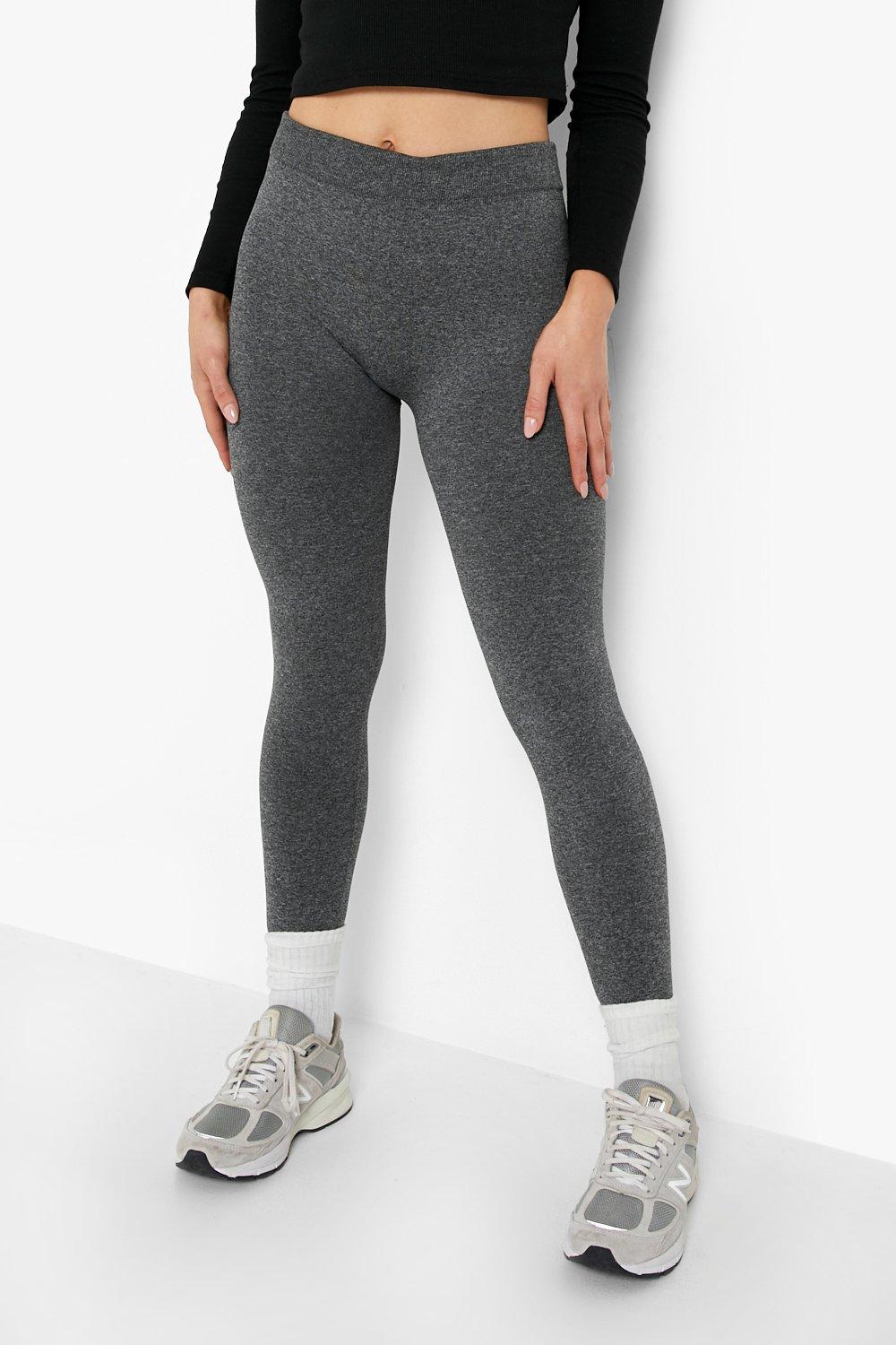 Herringbone Fleece Back Supersoft Leggings