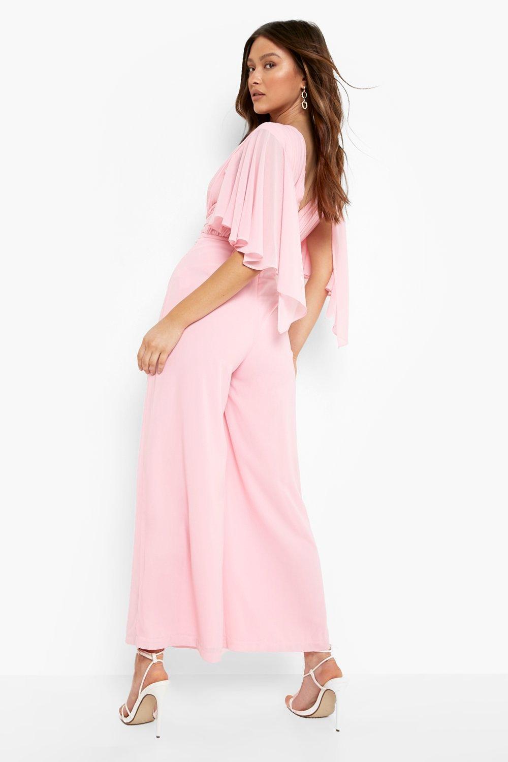 Pleated sales culotte jumpsuit