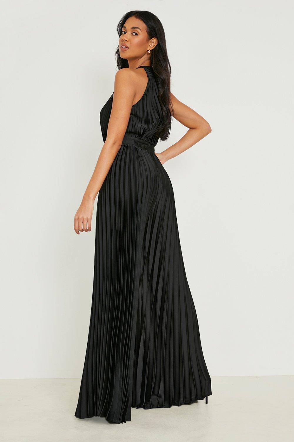 High neck best sale wide leg jumpsuit