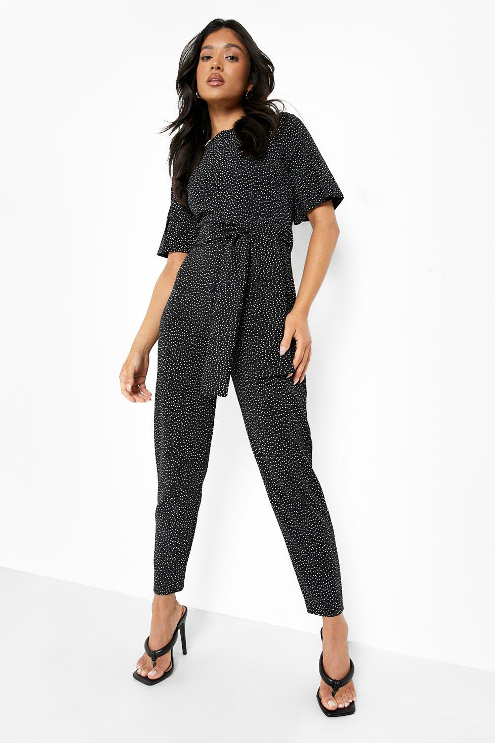 Boohoo petite jumpsuit online