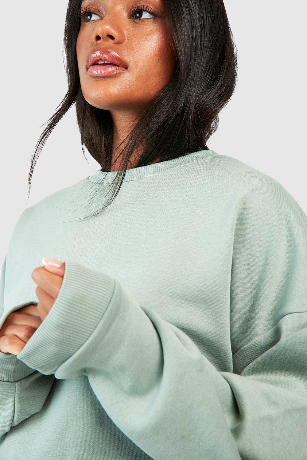 Oversized Sweater with REEL cotton boohoo NZ