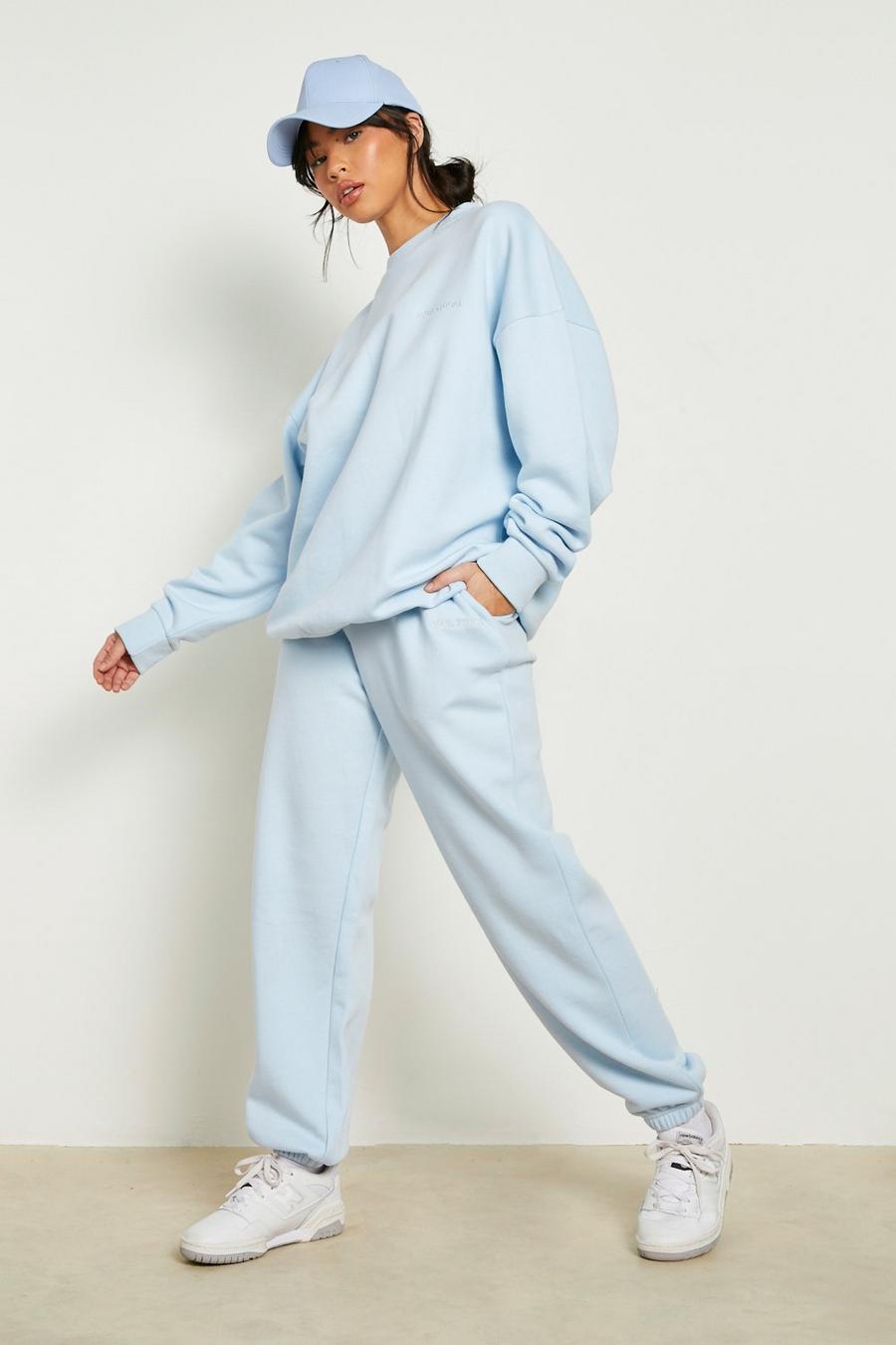 Light blue Recycled Oversized Jogger With Reel Cotton image number 1