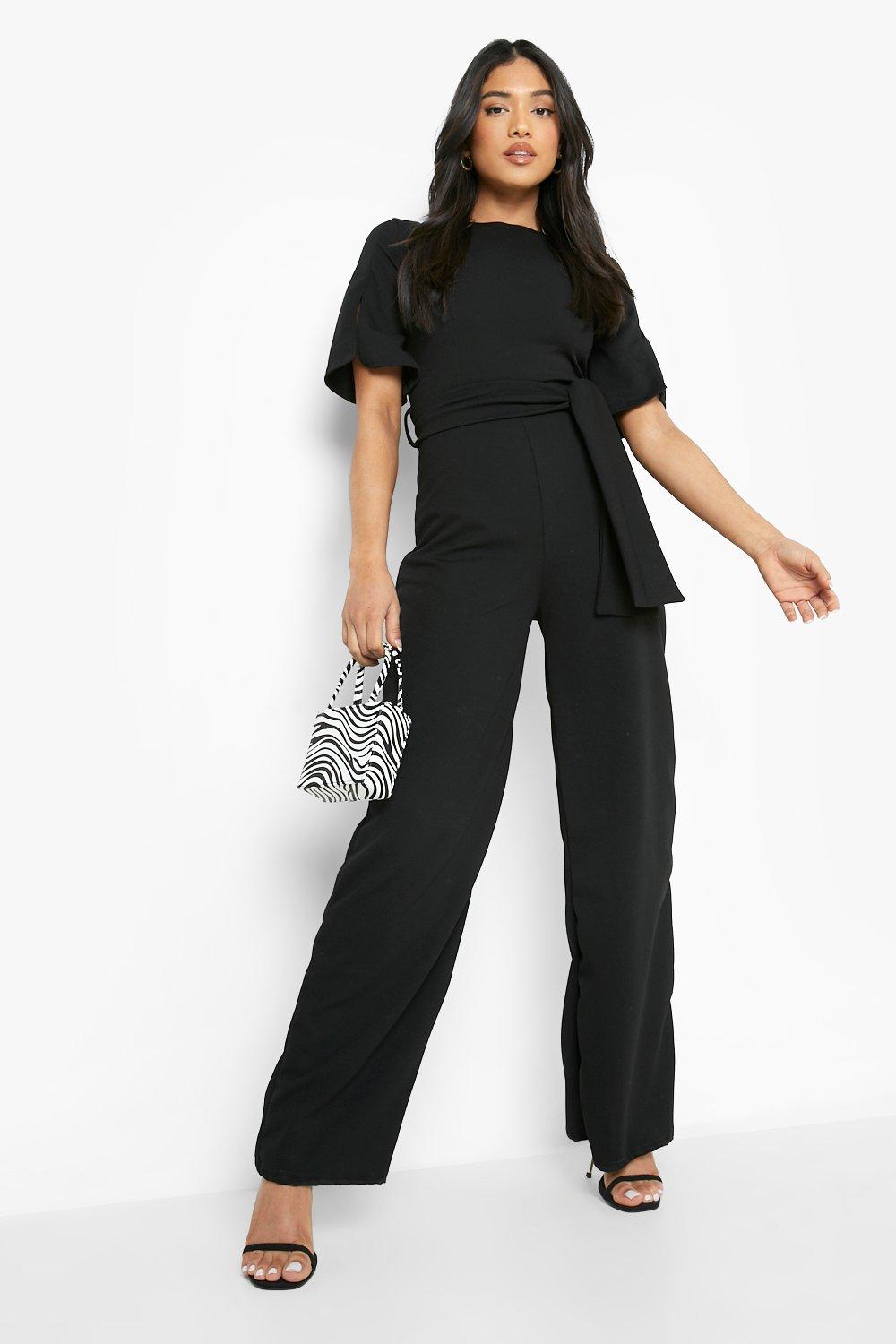 Boohoo best sale petite jumpsuit