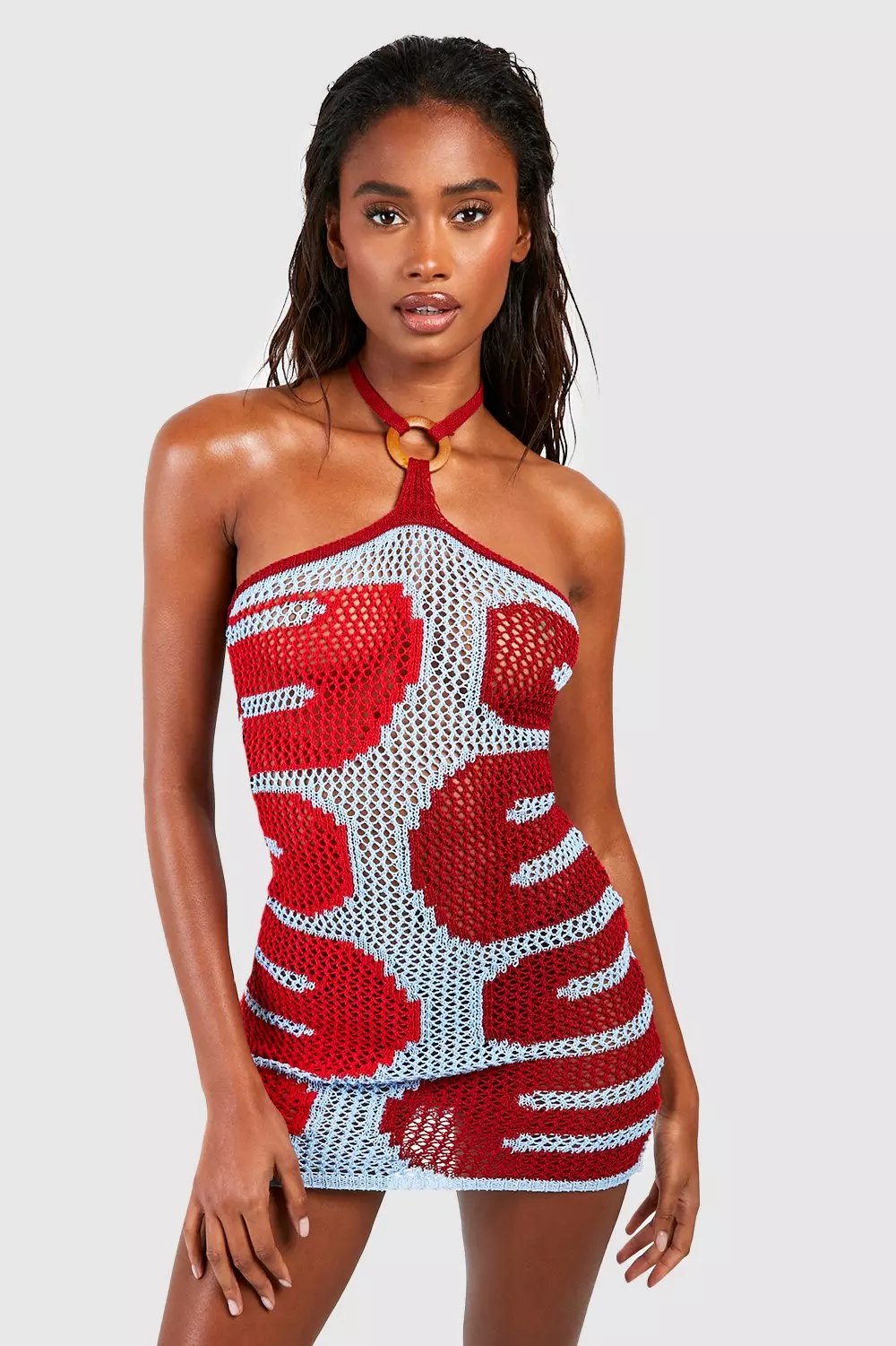 【韓国LETTER FROM MOON】Heather Halter-Neck Knit Dress 韓国LETTER FROM MOON】Heather Halter-Neck Knit Dress