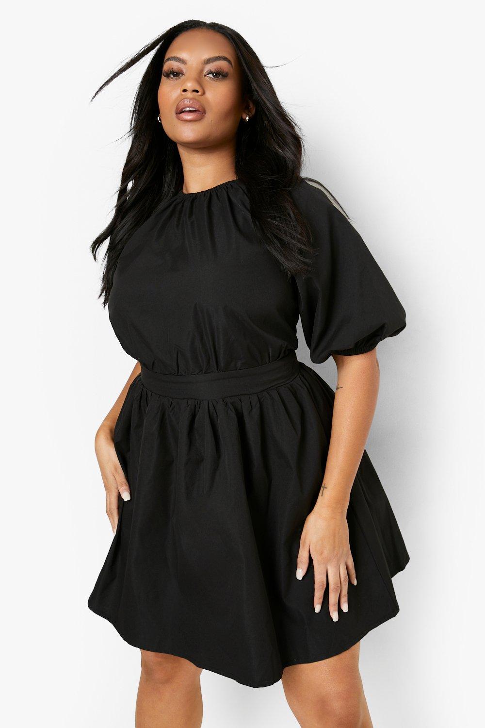 yourmle PUFF SLEEVE RIBBON DRESS ブラック PUFF SLEEVE RIBBON DRESS