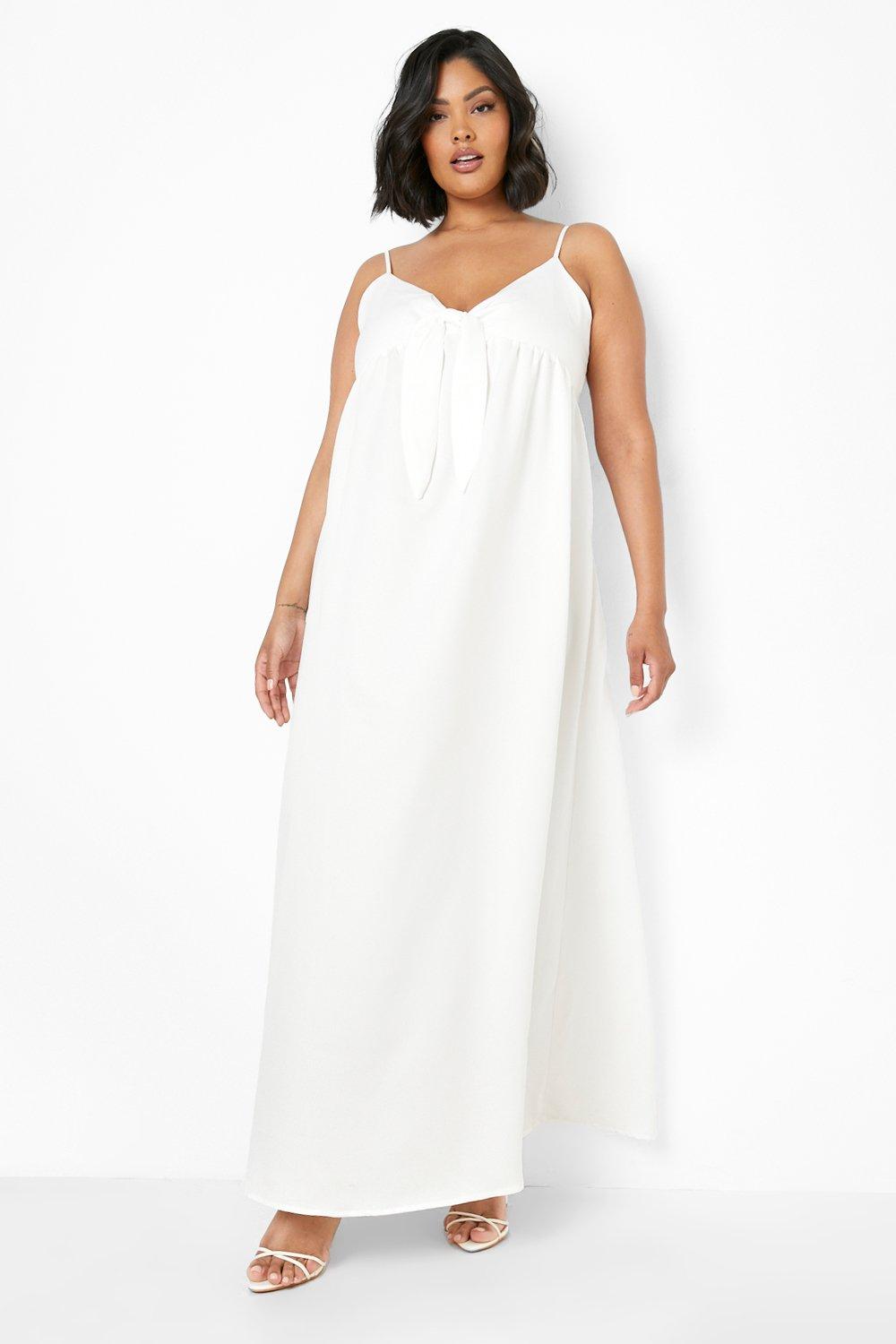 Boohoo white cheap summer dresses