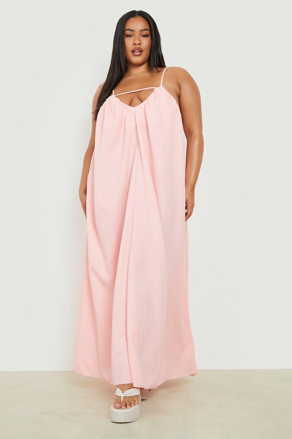 Strappy Cut Out Maxi Dress | Boohoo ...