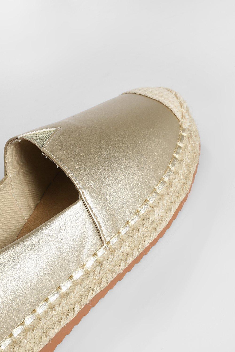 espadrilles damen gold