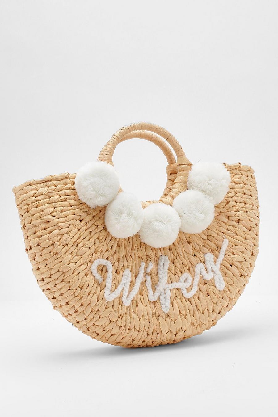 Natural Wifey Beach Bag image number 1