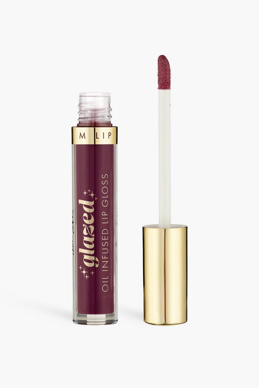 Berry rouge Barry M Glazed Oil Lip Gloss - So Tempting