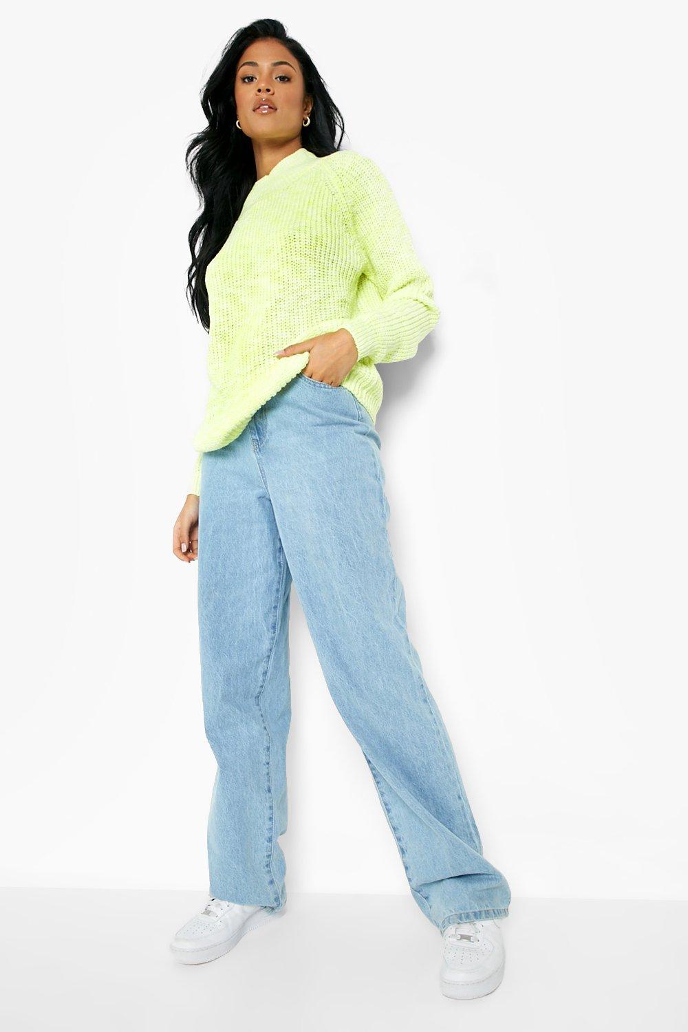 Boohoo neon jumper sale