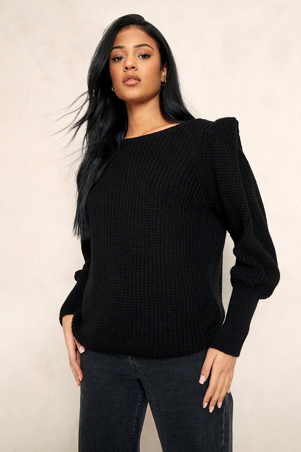 Jumper with hot sale shoulder pads