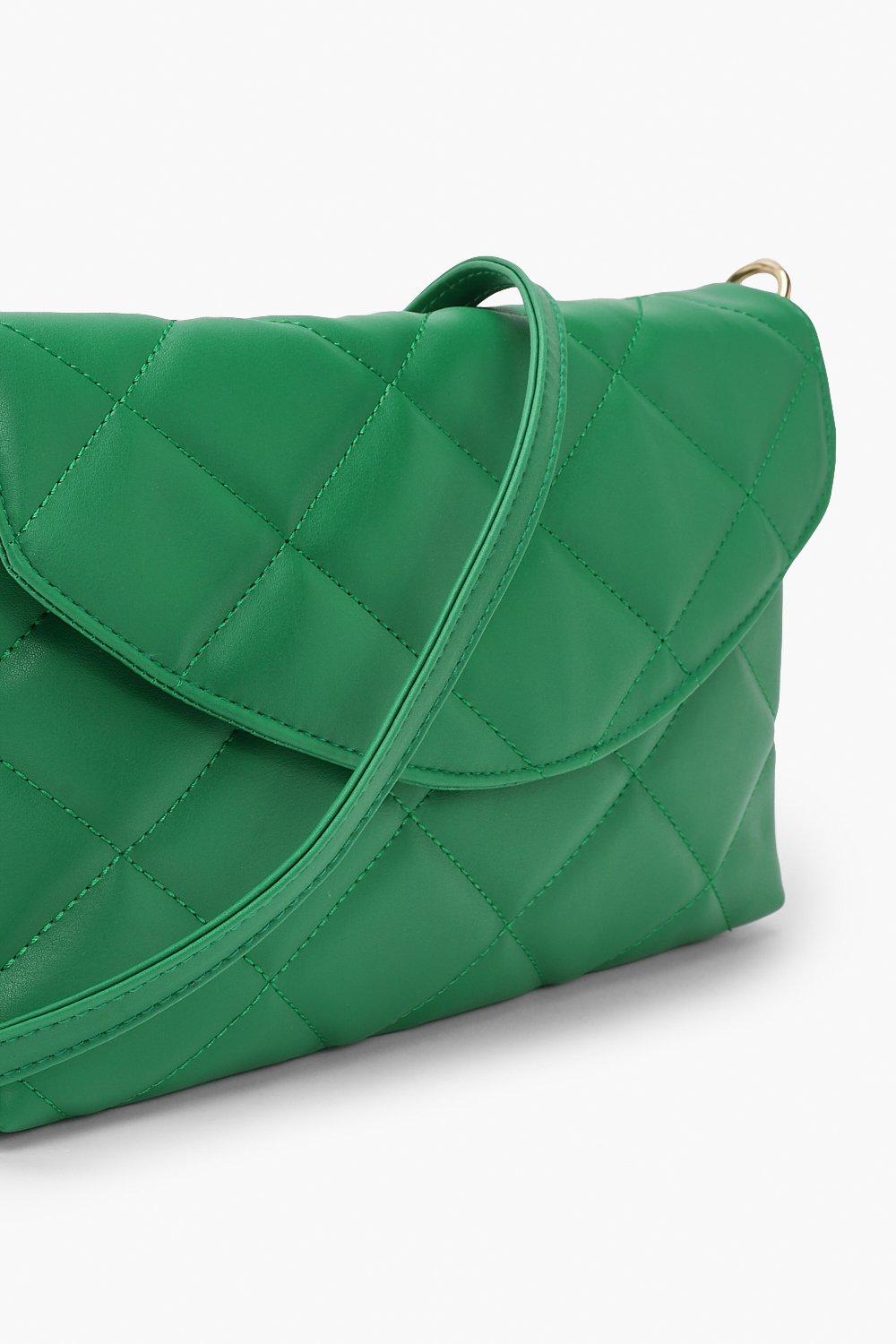 Large Clutch Bag - Greens