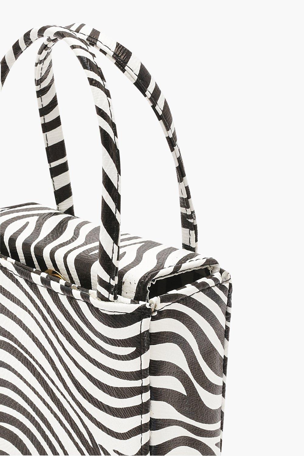 Zebra Mini Grab Bag | boohoo