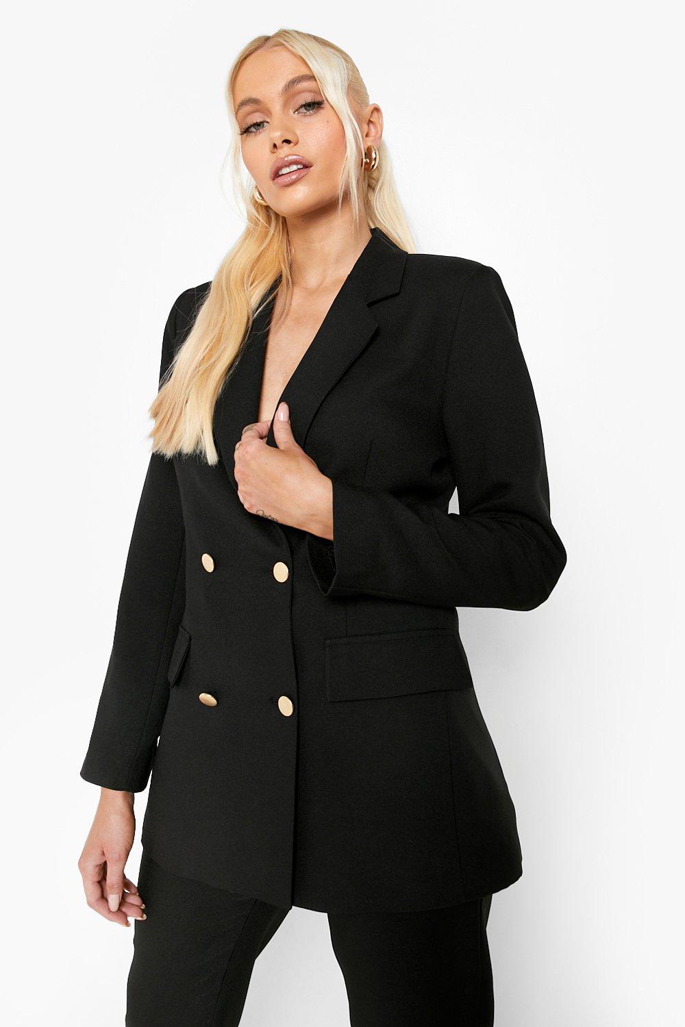 Premium Double Breasted Blazer | boohoo USA