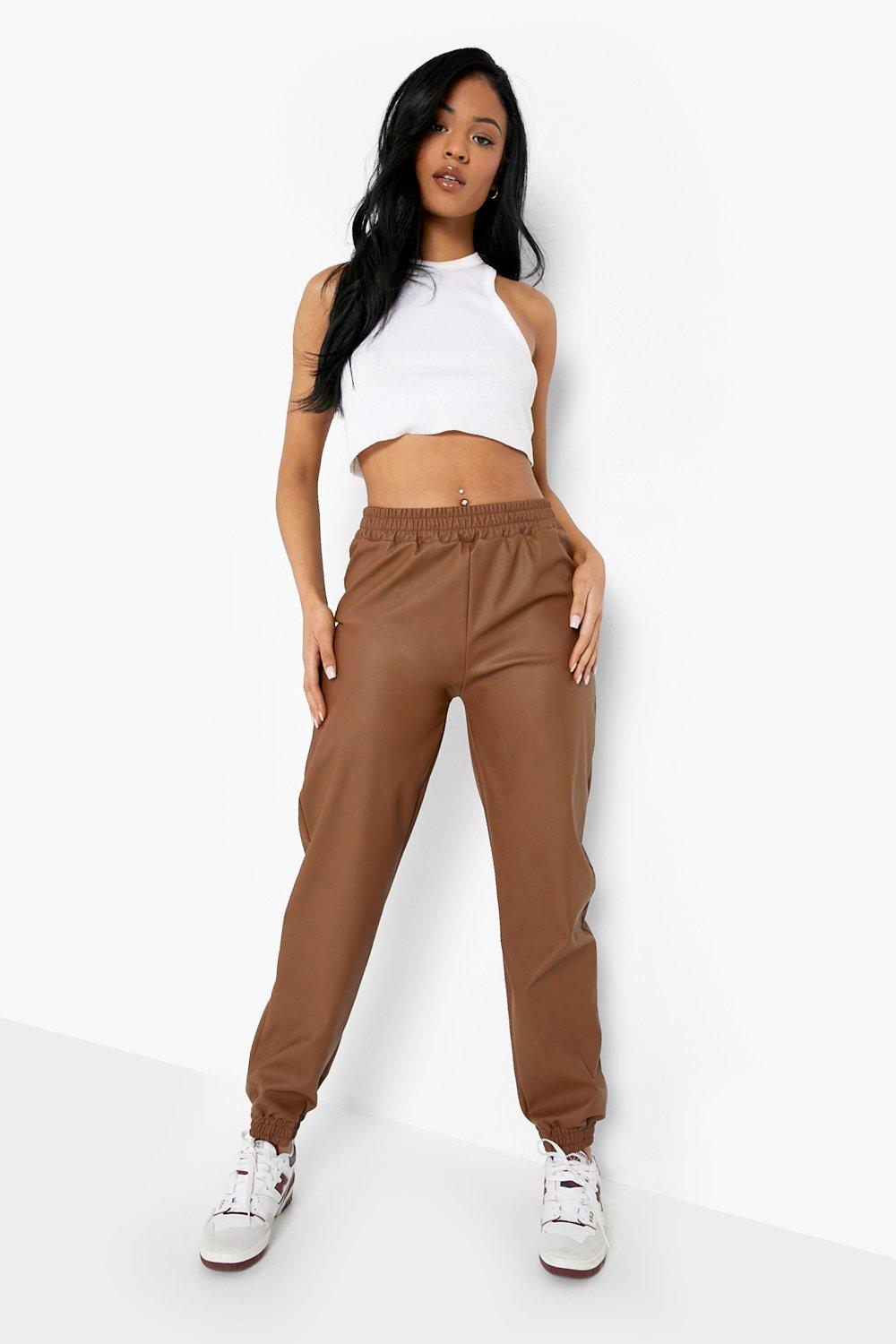 Tall Faux Leather Jogger