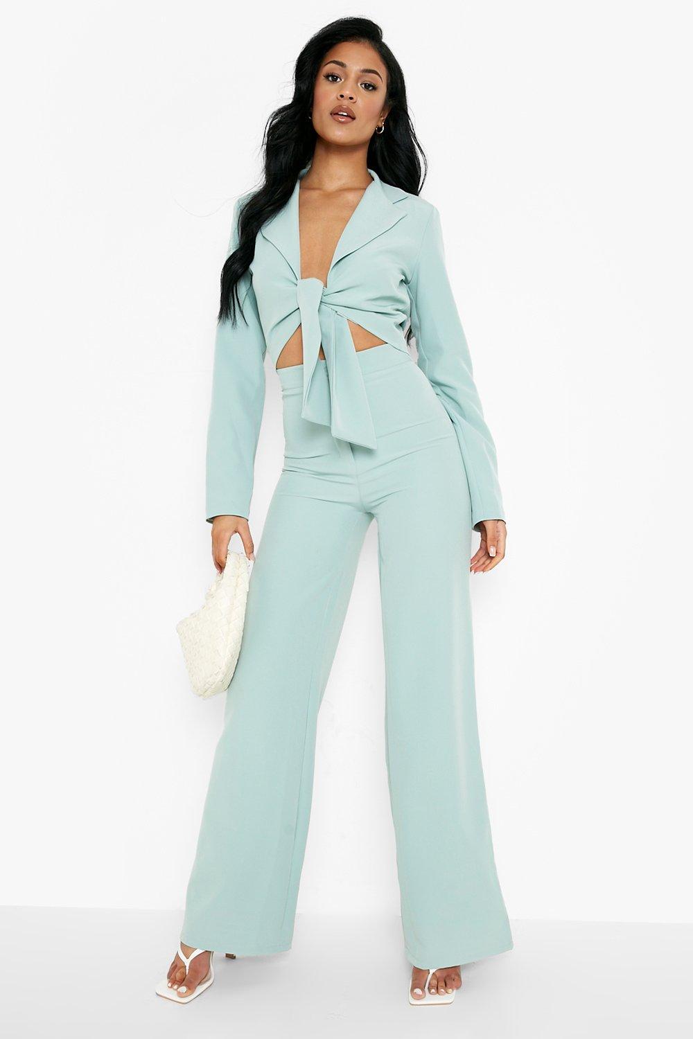 Tall Tailored Pleat Wide Leg Trouser