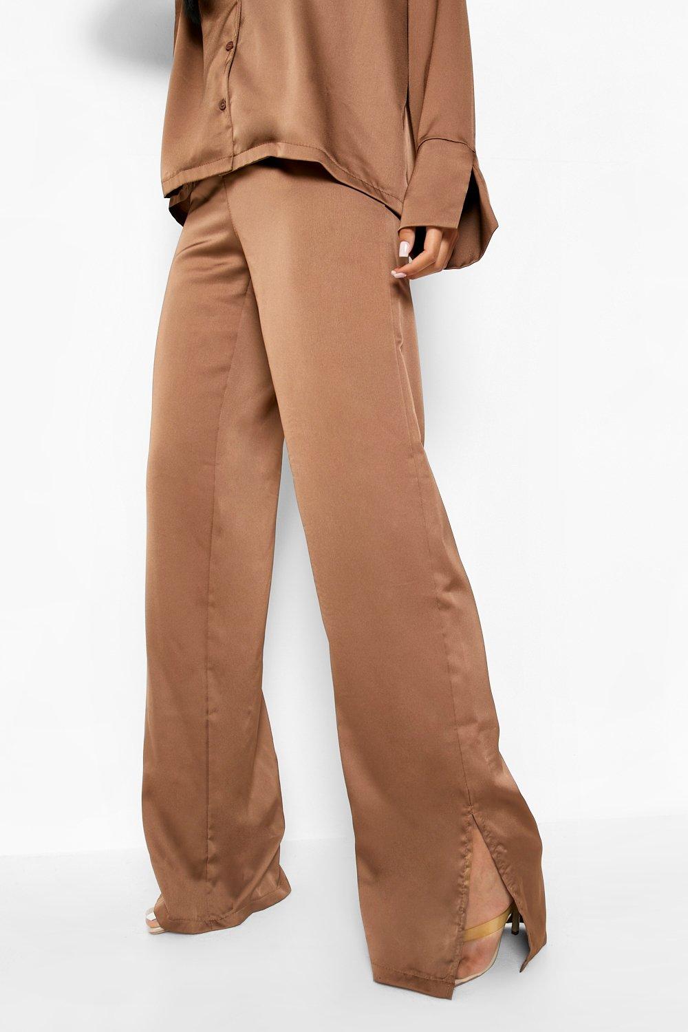 Tall Zip Pocket Detail Wide Leg Pants