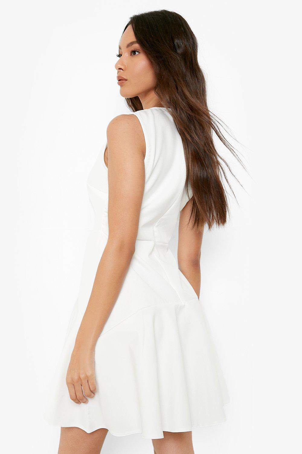 ivory shift dress