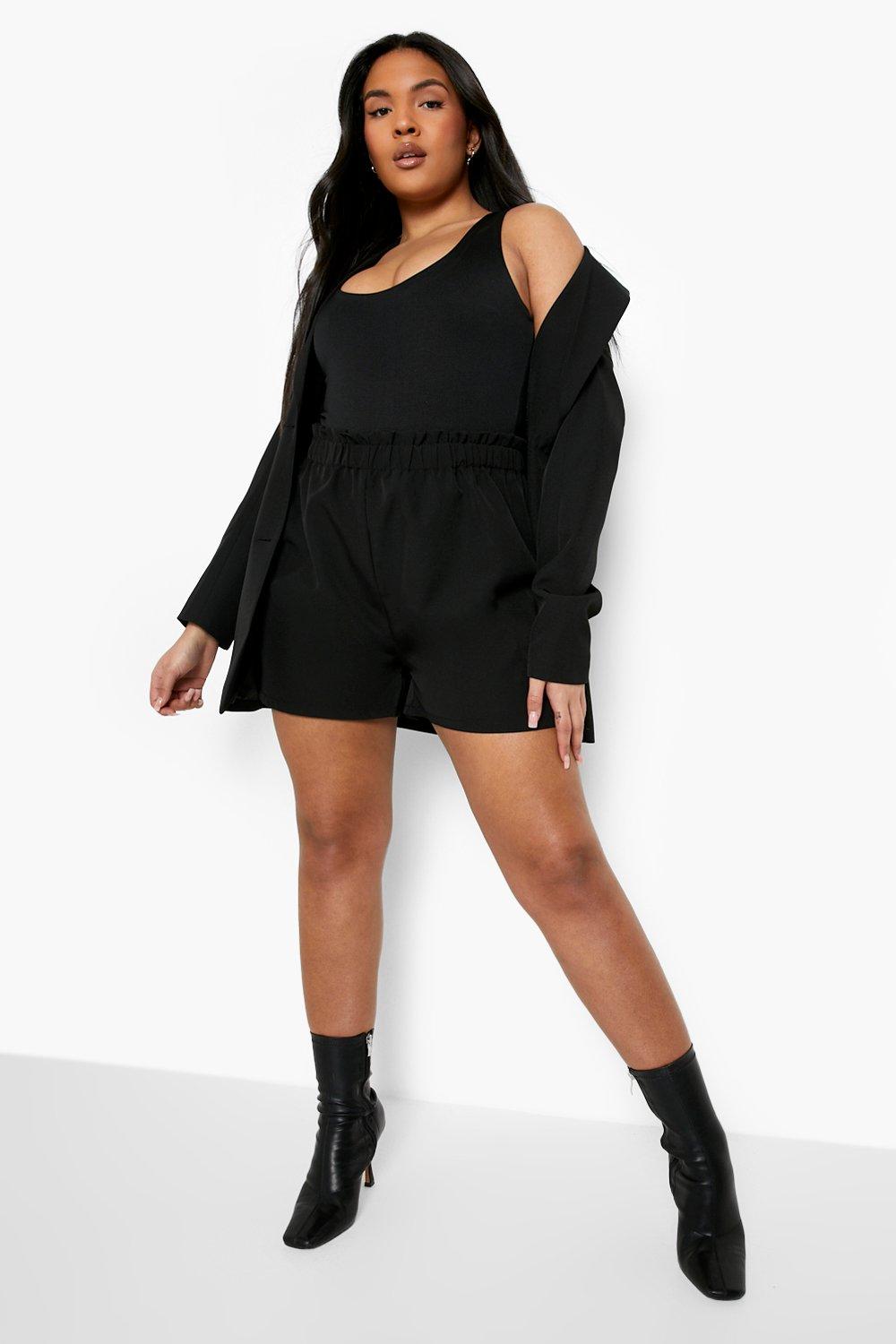 Dress with outlet shorts plus size