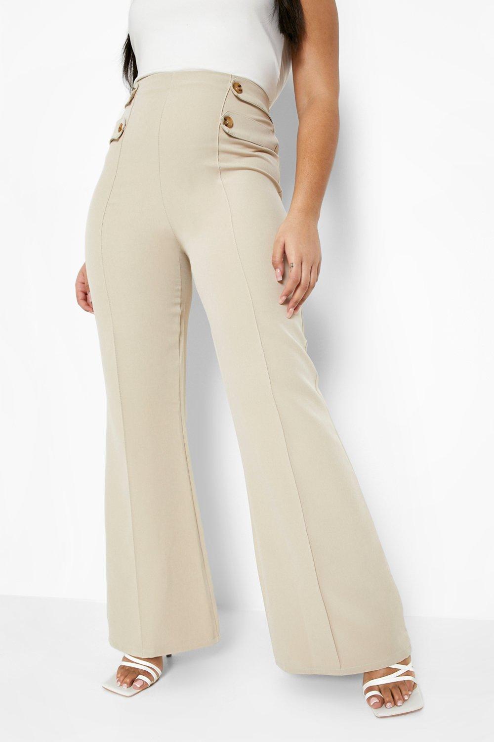 Plus Military Tab Tailored Trousers