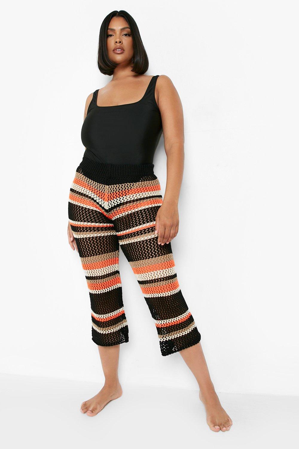 Women's Beach Pants, Crochet Pants