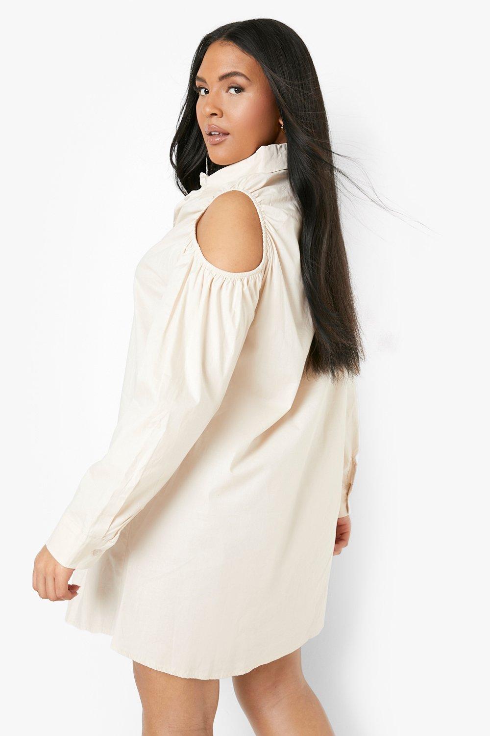 Cold shoulder tunic on sale dress