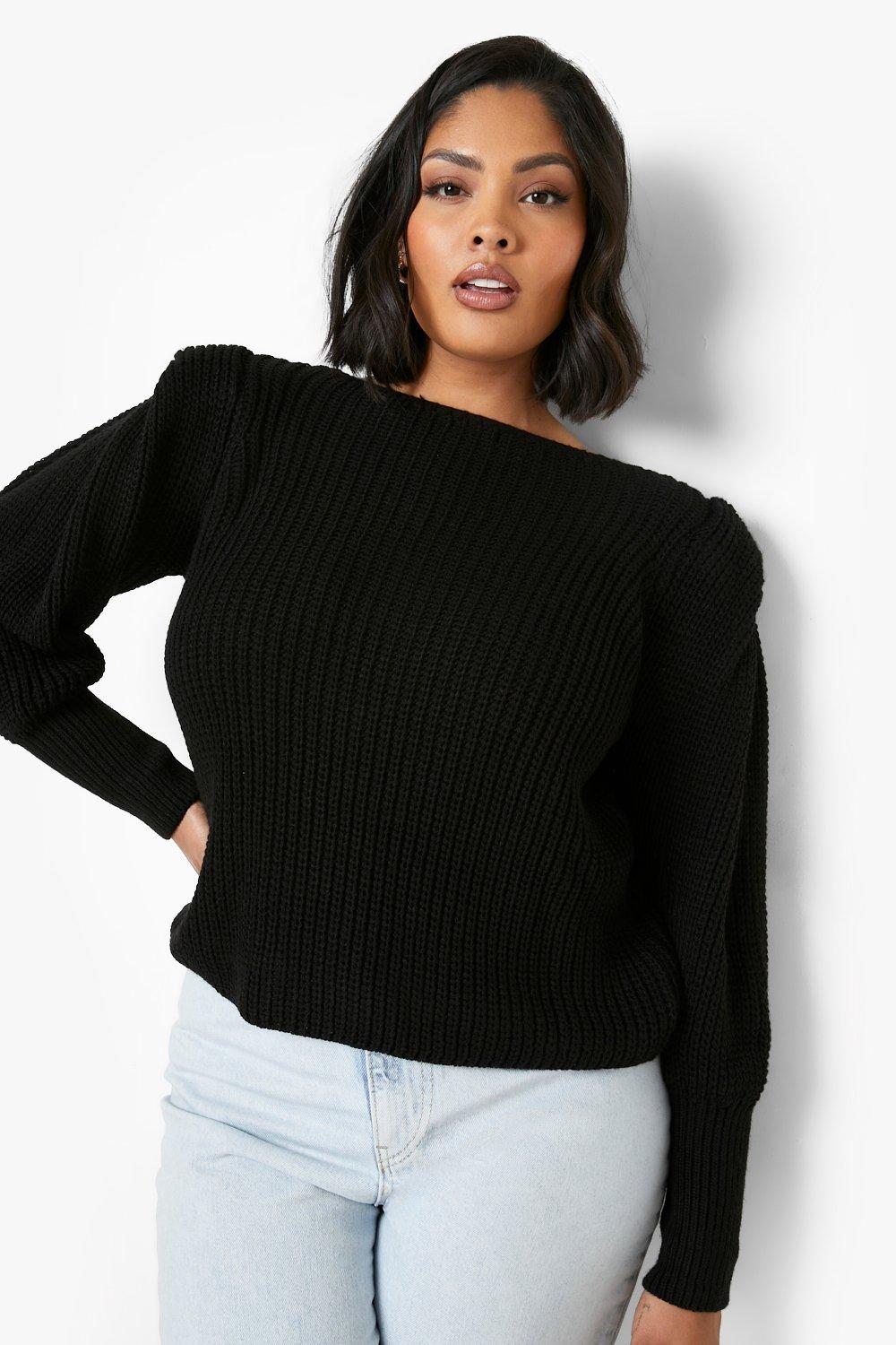 Shoulder best sale padded jumper