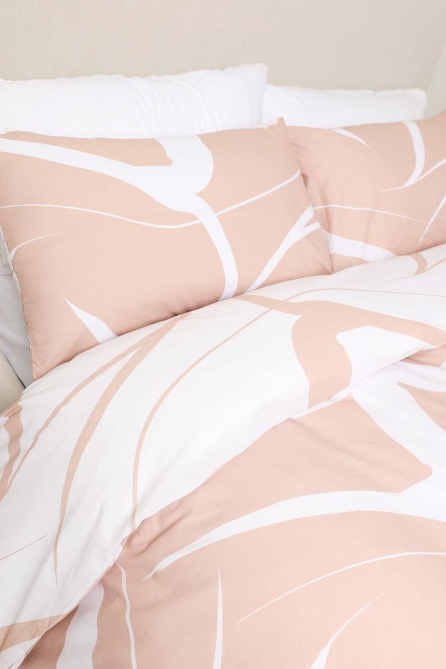 Beige Double Tonal Abstract Bedding Set image number 1