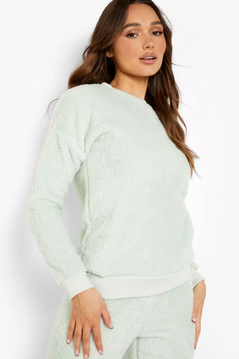 Fluffy jumper pyjamas hotsell