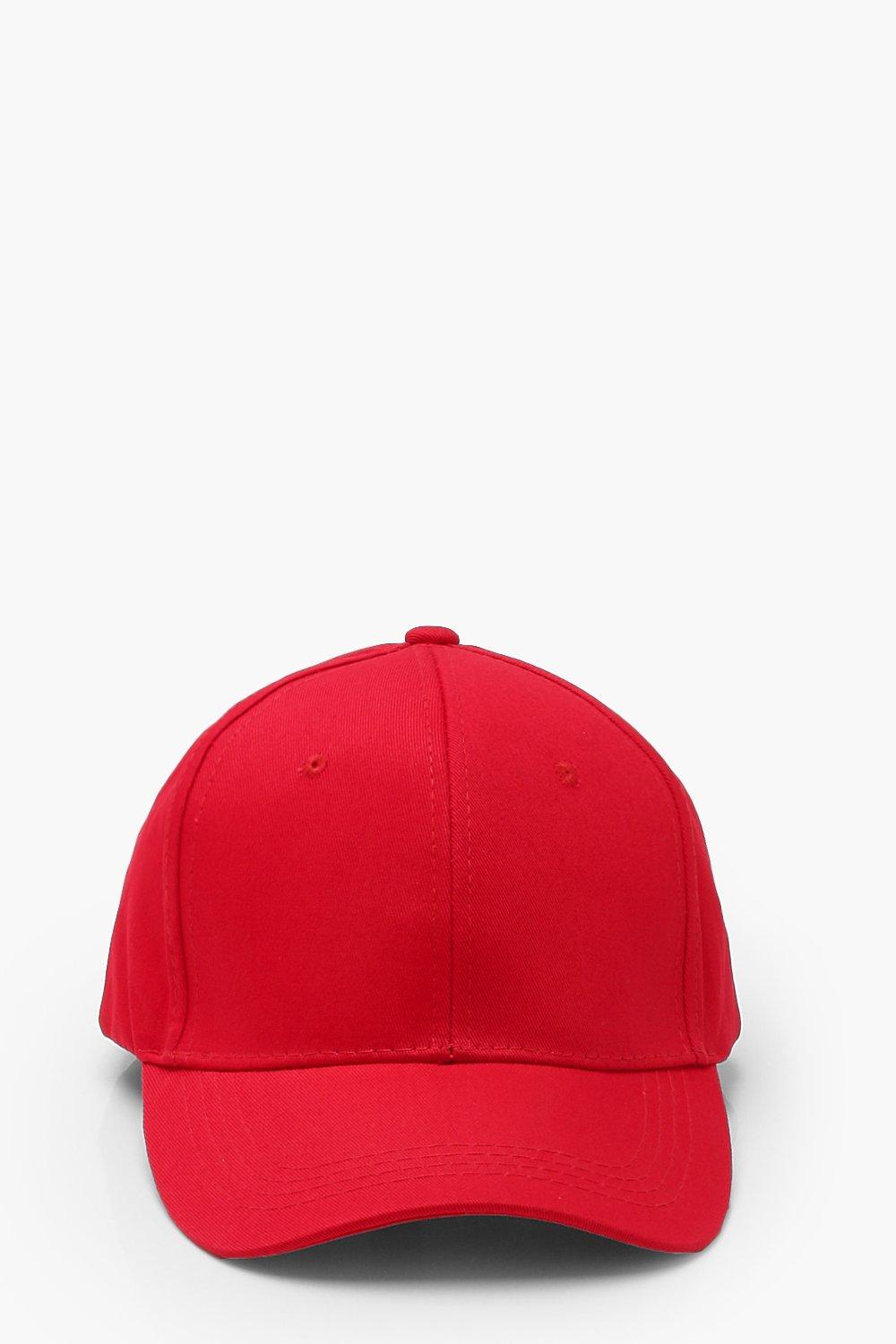 Red baseball store cap uk