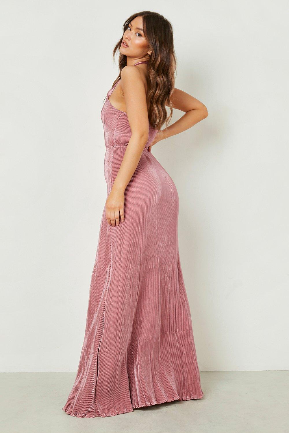 Boohoo dusty deals pink dress