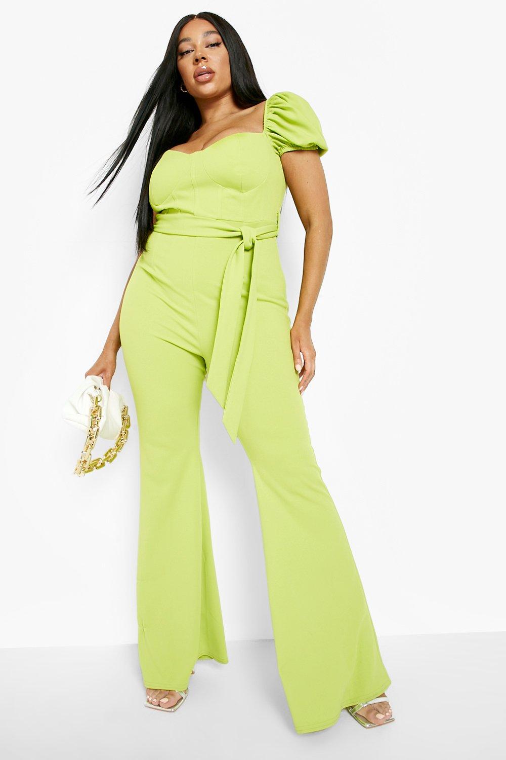 yellow formal jumpsuit