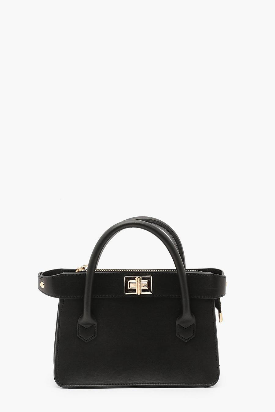 Black svart Mini Tote Bag
