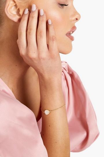 Metallic Real Gold Plated Bridal Bracelet