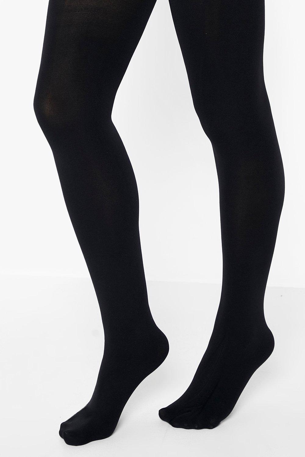 Maternity 300 Denier Thermal Tights boohoo