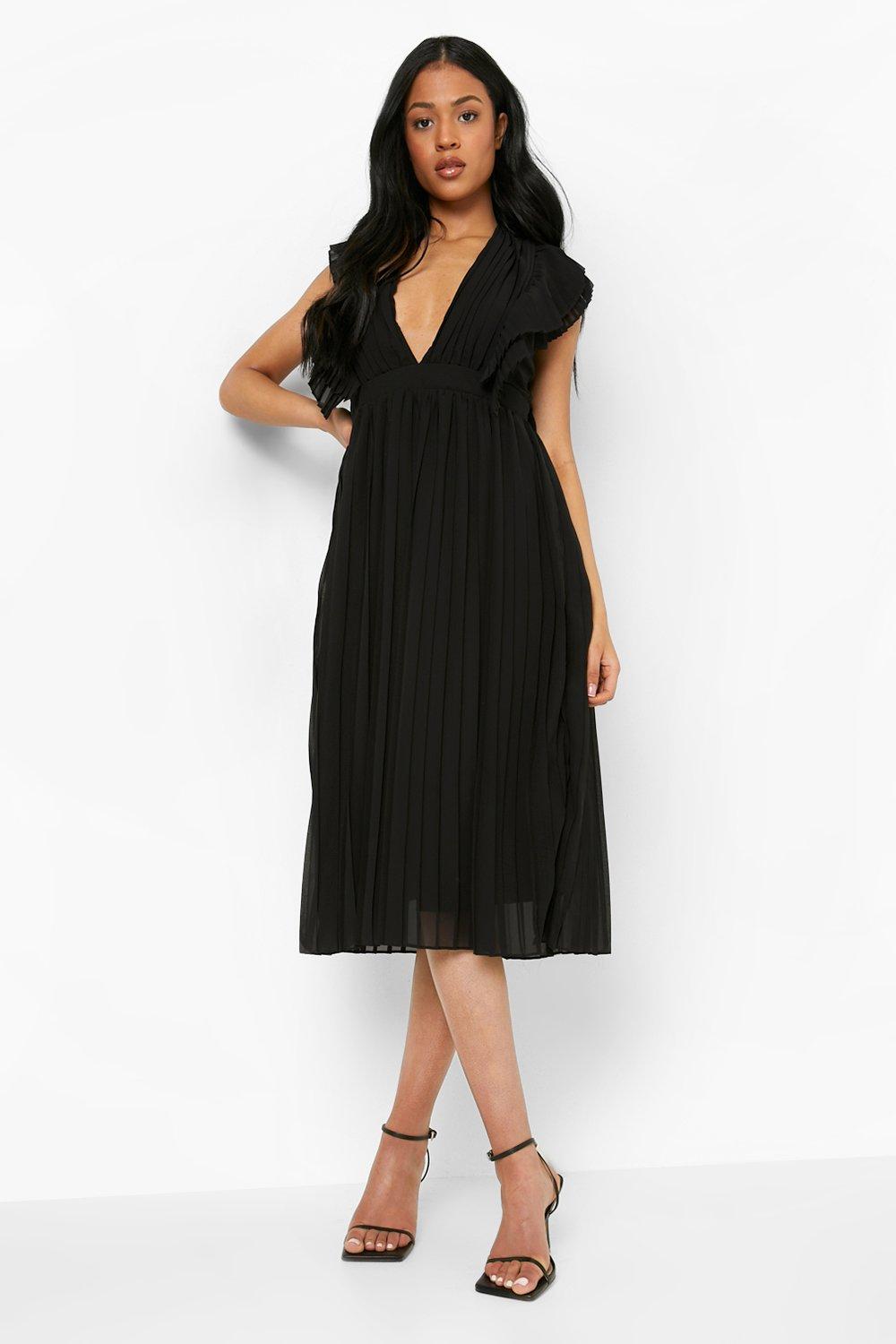 Tall pleated dress sale