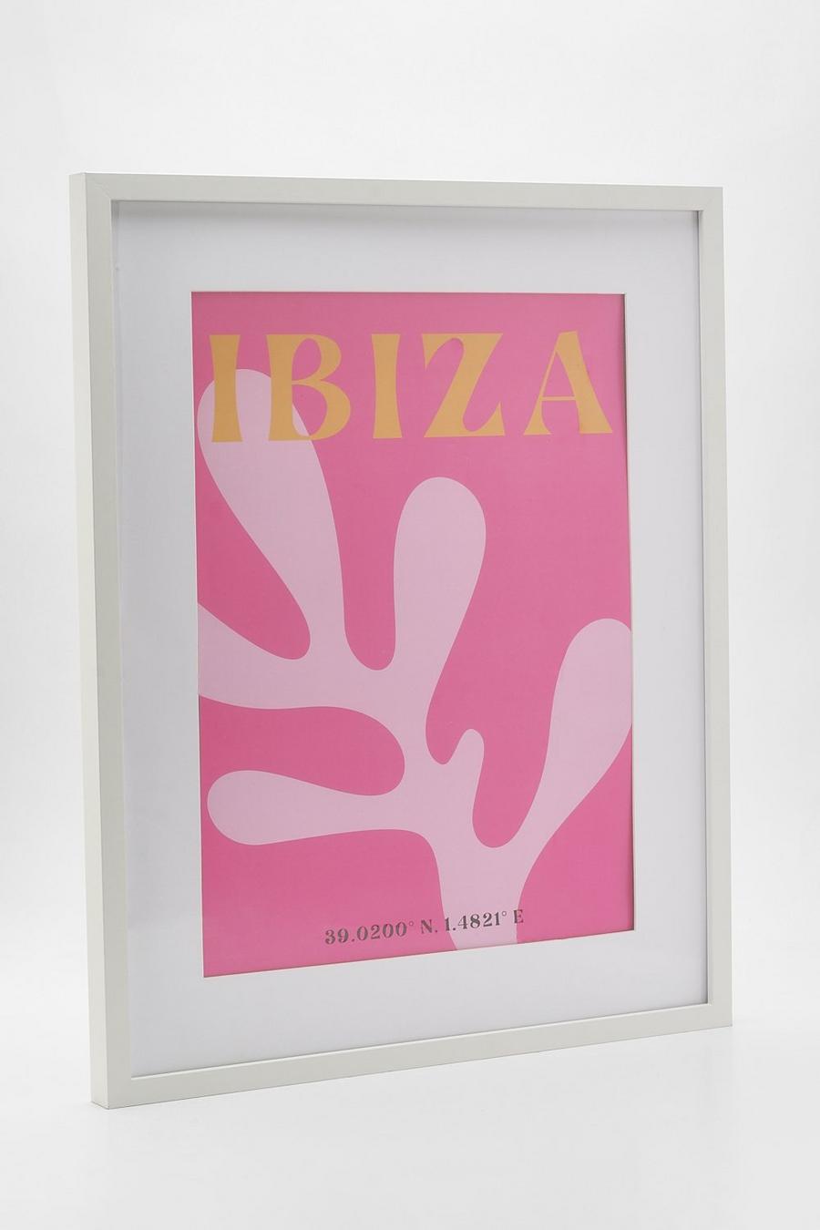 Affiche décorative à imprimé Ibiza, Pink image number 1