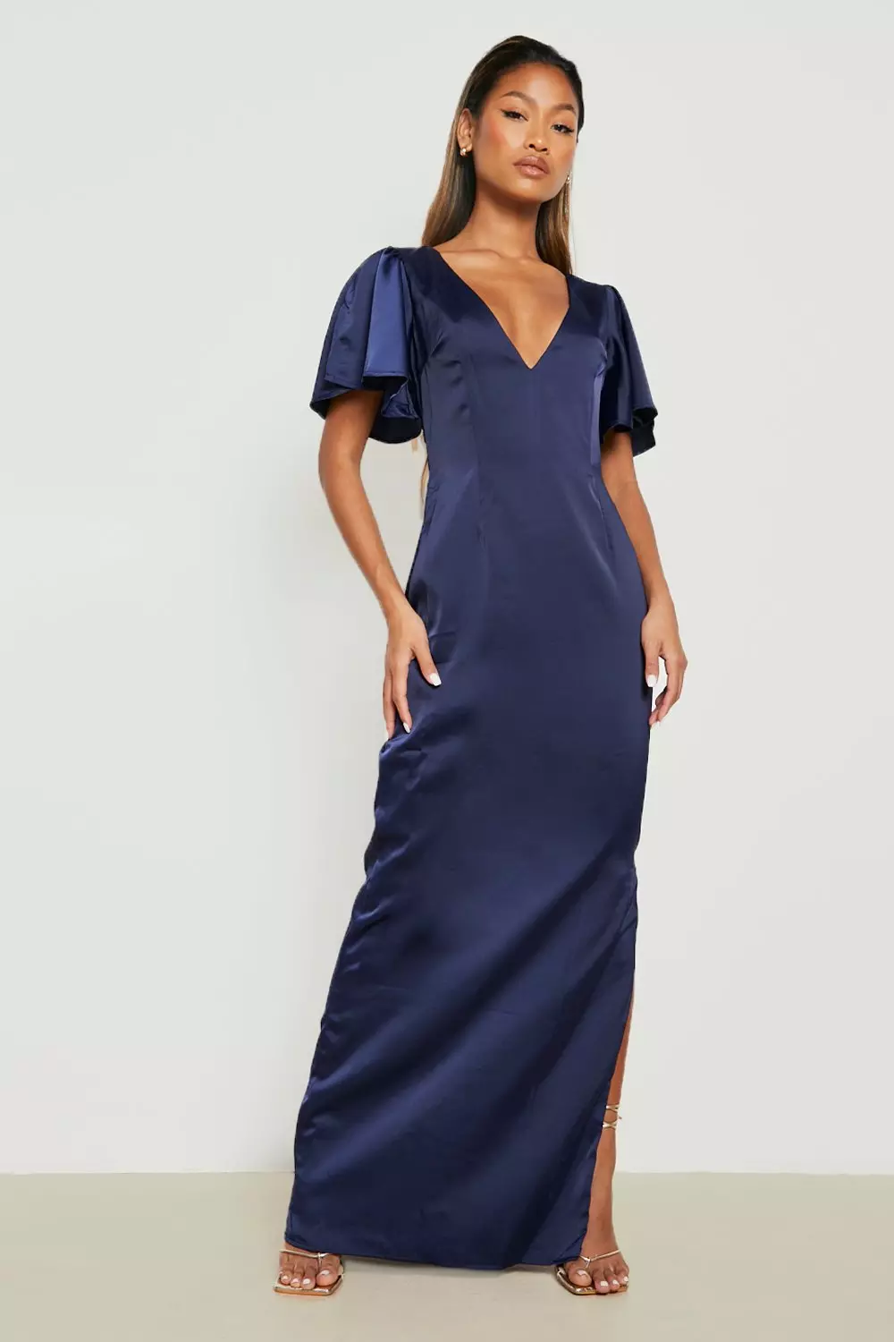 Flute sleeve maxi dress store