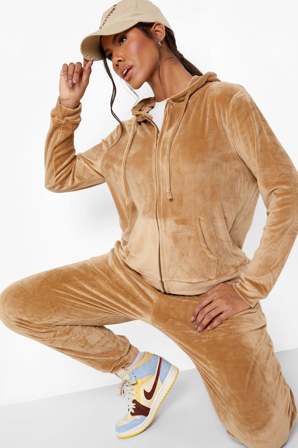 Velour store tracksuit boohoo