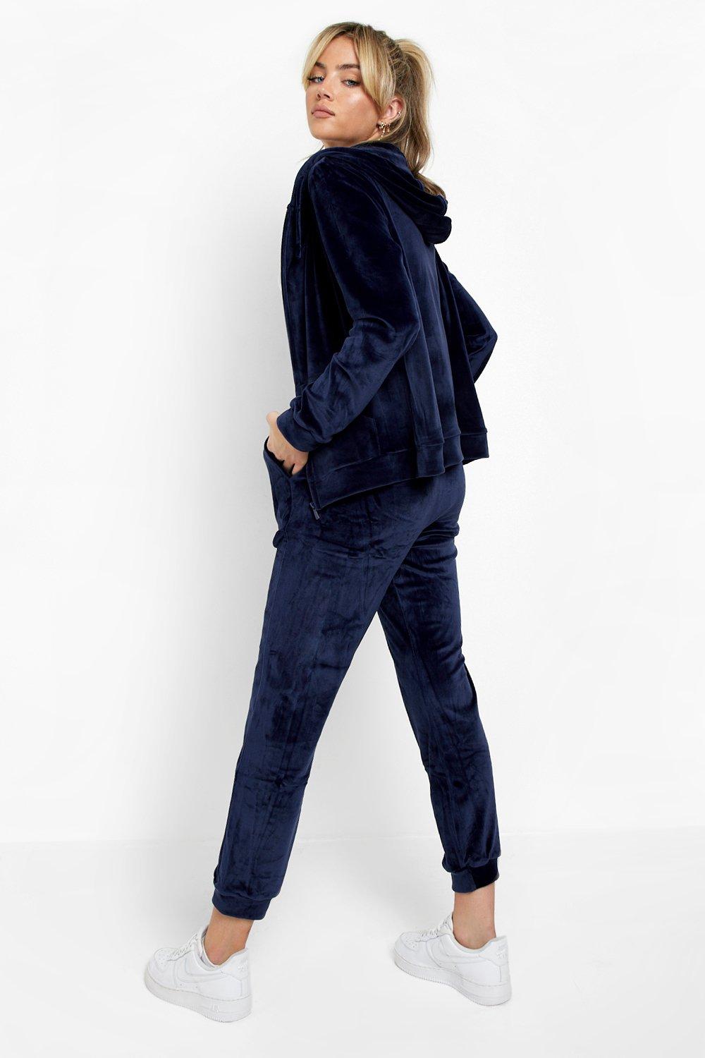 Blue velvet cheap tracksuit womens