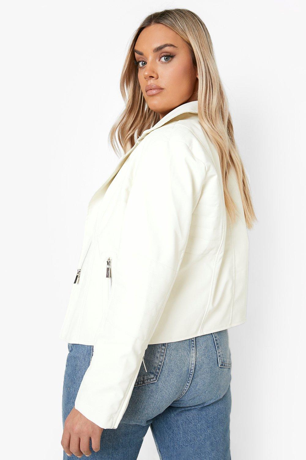 White hotsell jacket boohoo